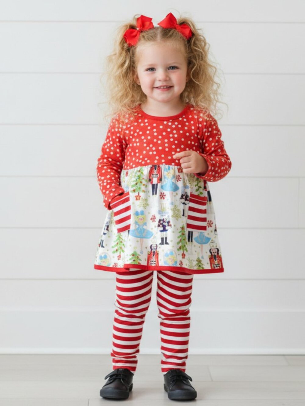 Nutcracker Girl's Striped Outfit, NWT